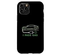 Line Art I Pass Gas Electric Car I Love Evs Véhicule électrique Coque pour iPhone 11 Pro
