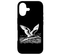 Line Art Oiseau et ornithologue Fou de Bassan du Nord Coque pour iPhone 17