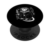 Line Art Opossum Boho Opossums PopSockets PopGrip Adhésif
