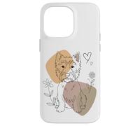 Line Art West Highland White Terrier Minimalist Westie Coque pour iPhone 14 Pro Max