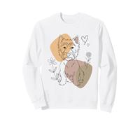 Line Art West Highland White Terrier Minimalist Westie Sweatshirt