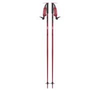Line - Bâtons de ski - Wallischtick en Aluminium - Taille 105 cm - Rouge Rouge 105 cm