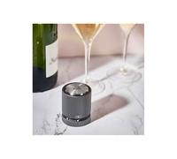 Peugeot - Line - Bouchon Vin Effervescent - pour Reboucher Hermétiquement et Conserver Les Bouteilles de Vins Pétillants Entamées - Garanti 5 Ans - Idée Cadeau Oenologie - Coloris Carbone