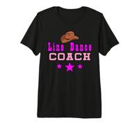 Line Dance Coach Filles T-Shirt Haut de Gamme