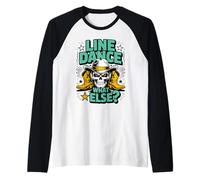 Line Dance Crâne Cowboy - Style Western Country Manche Raglan