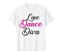 Line Dance Diva Dancing Dance School Dancer Couple T-Shirt