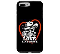Line Dance Forever Western Cowboy Skull Country Coque pour iPhone 7 Plus/8 Plus