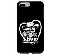 Line Dance Forever Western Cowboy Skull Country Coque pour iPhone 7 Plus/8 Plus