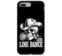 Line Dance Forever Western Cowboy Skull Country Coque pour iPhone 7 Plus/8 Plus