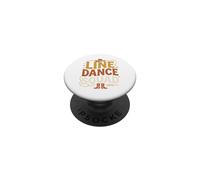 Line Dance Squad Country Music Cowboy Cowgirl Western Rodeo PopSockets PopGrip Adhésif