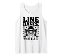 Line Dance What Else? Western Country Crâne Cowboy Débardeur