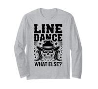 Line Dance What Else? Western Country Crâne Cowboy Manche Longue