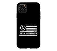 Line Dancing Country Music Line Dancer Drapeau américain Coque pour iPhone 11 Pro Max