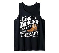 Line Dancing La Danse en Ligne est ma thérapie Débardeur