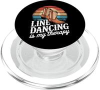 Line Dancing La Danse en Ligne est ma thérapie PopSockets PopGrip pour MagSafe