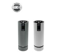 Line Electric Coffret cadeau - Duo de moulins à poivre et à sel électriques rechargeables, u'Select, carbone et aluminium, 15 cm - 6in.