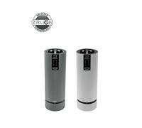 Line Electric Coffret cadeau - Duo de moulins à poivre et à sel électriques rechargeables, u'Select, carbone et aluminium, 15 cm - 6in.