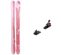 Line - Fixations de ski alpin - Pack Bacon 122 2026 - Rouge Rouge 185 cm