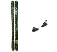 Line - Fixations de ski alpin - Pack Optic 88 Camo Ltd 2025 - Kaki Kaki 184 cm,170 cm,163 cm