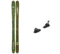 Line - Fixations de ski freeride/freestyle - Pack Pandora 92 Camo Ltd 2025 - Kaki Kaki 182 cm