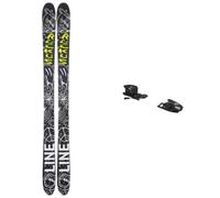 Line - Fixations de ski - Pack Ruckus 2025 - Noir Noir 155 cm,145 cm