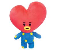 Line Friends BT21 Peluche 30cm Modèle TATA avec Tête en Forme de Cœur Ultra-Doux