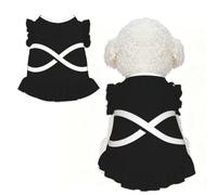 Line Infinity Sign M Vêtements pour petits chiens - Tenue d'été mignonne pour chiot, doux et respirant
