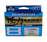 Line Kairiki 8 300m 0.16mm 10.3kg M Green