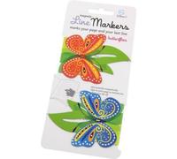 Line Markers Butterflies - Set de 2 marque-pages magnétiques