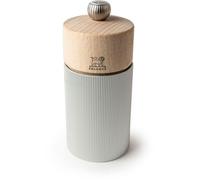 Peugeot Moulin à sel Line manuel 12 cm bois-aluminium Naturel