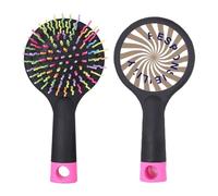 Line Radiation Responsibility Circle Brosse à cheveux démêlante Base coussin