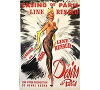 Line Renaud Casino Paris Affiche Poster Reproduction - Format Size 50X70 cm Papier 300 GR-Vente du fichier numérique HD Possible Nous Consulter (Boutique : affichevintage.FR)
