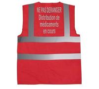 Line Shop Gilet rouge ne pas déranger (5XL)