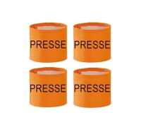 Line Shop Lot de 4 brassards Orange Presse (L/XL)
