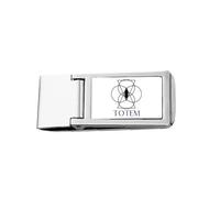 Line Totem Porte-monnaie circulaire triangulaire en acier inoxydable