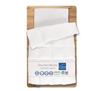LINEA by Böhmerwald - Comfort - Couette Douillette Chaude, 220 x 240 cm, 90% Duvet/10% Plumes de Classe 1, Convient aux Personnes Allergiques, Lavable à 60 °C, Fabriquée en Allemagne