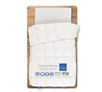 LINEA by Böhmerwald - Comfort - Couette Douillette Tempérée, 135 x 200 cm, 90% Duvet/10% Plumes de Classe 1, Convient aux Personnes Allergiques, Lavable à 60 °C, Fabriquée en Allemagne