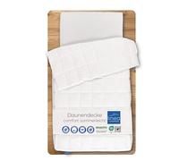 LINEA by Böhmerwald - Comfort - Couette Légère, 155 x 220 cm, 90% Duvet/10% Plumes de Classe 1, Convient aux Personnes Allergiques, Lavable à 60 °C, Fabriquée en Allemagne