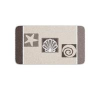 Linea Due Tapis de Bain, Ultra Doux et Absorbant, Antidérapant, 5 Ans de Garantie, AQUATICA, Tapis de Bain 65x115 cm, Marron