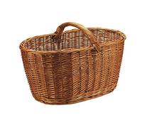 Panier à bûches tressage en osier C1550120