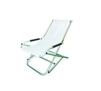 Linea Garden Friend Chaise Longue Elba Basculante en Aluminium et PVC 600D Couleur Blanc