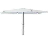 Linea Garden Friend o850003, Parasol, diamètre de 3 x 2,4 m, Blanc