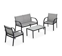 Linea Garden Friend S1617067 Salon, Noir, 108 X 63 X 77 Cm
