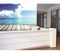 Linea Hogar Poster - Mer autocollant - 140 X 200cm - Bleu