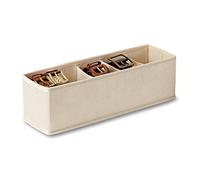 Linea Più 0386 à EasyBox Organiseur tiroir TNT, cm 12 x 40, H 11 cm, écru