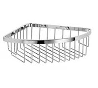 Lineabeta 50003.29 Panier Porte-Savon d'Angle Argent 30 x 24 x 7 cm