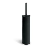 Lineabeta - Porte-brosse murale/support rond en acier noir mat