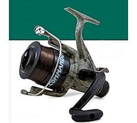 Lineaeffe Moulinet Pêche Garni Vigor Commando 6000 Baitrunner Débrayable Carpe Carnassiers Feeder