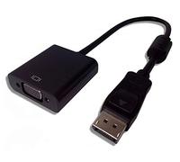 Lineaire ADHD744 câble vidéo et adaptateur 0,1 m DisplayPort VGA (D-Sub) Noir