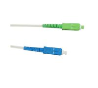 Câble fibre optique Lineaire pour Freebox 15 m Blanc